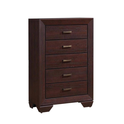 Coaster Kauffman 5-drawer Chest Dark Cocoa Model 204395