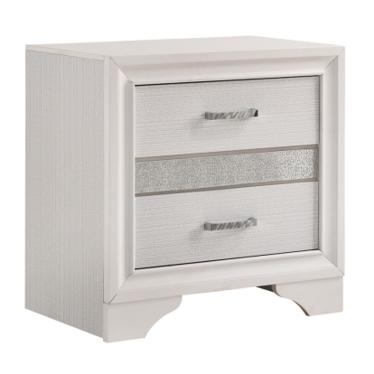 Coaster Miranda 2-drawer Nightstand Tray White Model 205112