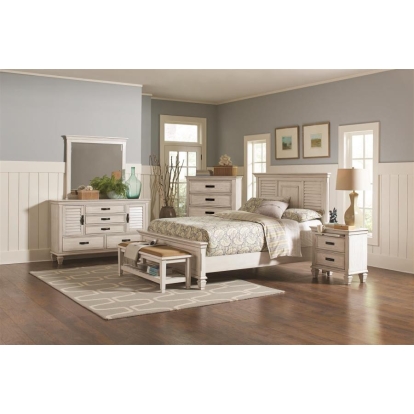 Coaster Franco Storage Platform Bedroom Set Model 205331KE-S4