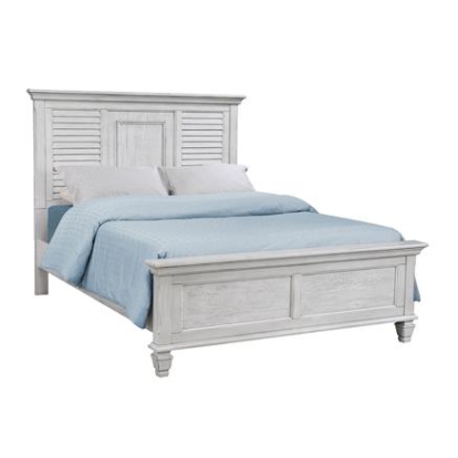 Coaster Franco California King Panel Bed Antique White Model 205331KW