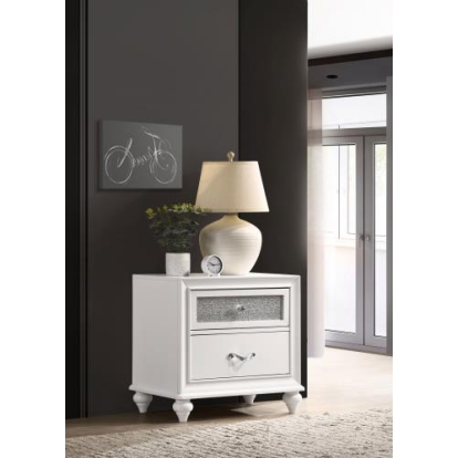 Coaster Barzini 2-drawer Nightstand White