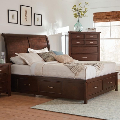 Coaster Barstow Queen Storage Bed Pinot Noir Model 206430Q