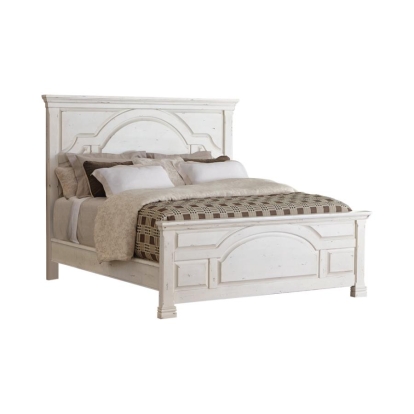 Coaster Celeste California King Panel Bed Vintage White Model 206461KW