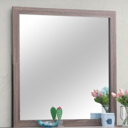 Coaster Brantford Rectangle Dresser Mirror Barrel Oak