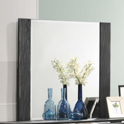 Coaster Blacktoft Rectangle Dresser Mirror Black