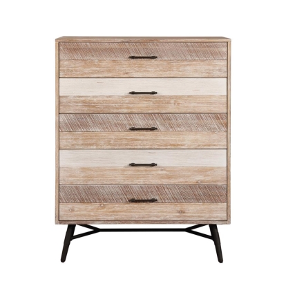 Coaster Marlow 5-drawer Chest Rough Sawn Multi Model 215765
