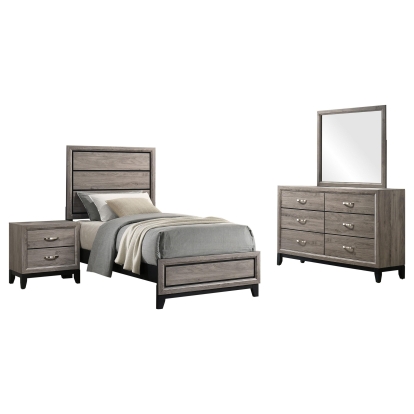 Coaster Watson Transitional Light Taupe Twin Bed Model 215911T-S4
