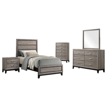 Coaster Watson Transitional Light Taupe Twin Bed Model 215911T-S5