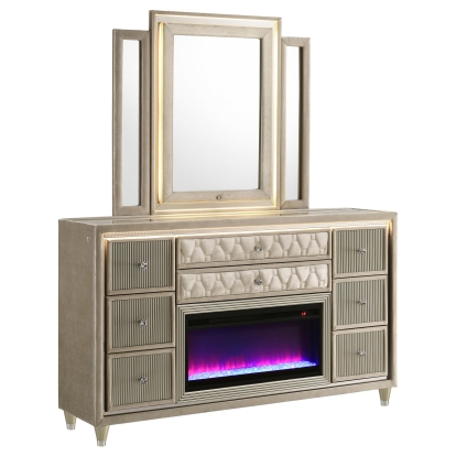 Coaster Lorient Traditional Dresser With Mirror Model 222663Fbm