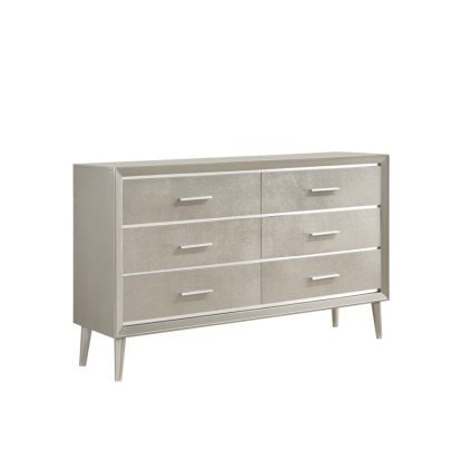Coaster Ramon 6-drawer Dresser Metallic Sterling Model 222703