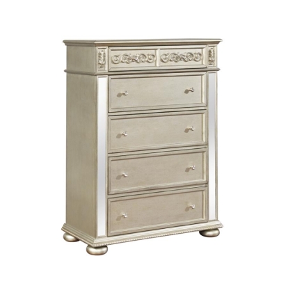 Coaster Heidi 5-drawer Chest Metallic Platinum Model 222735