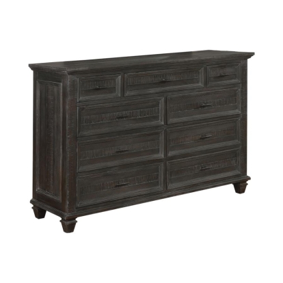 Coaster Atascadero 9-drawer Dresser Weathered Carbon Model 222883