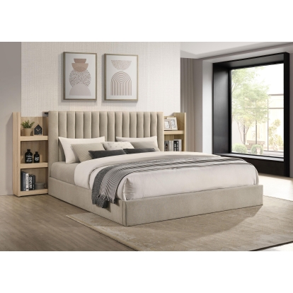 Coaster Arielle Transitional Light Oak Eastern King Bed Model 223111Ke