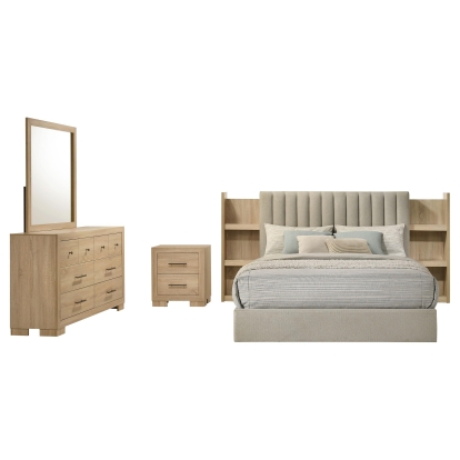 Coaster Arielle Transitional Light Oak Queen Bed Model 223111Q-S4