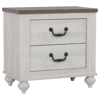 Coaster Stillwood 2-drawer Nightstand Vintage Linen Model 223282