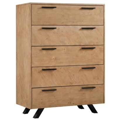 Coaster Taylor 5-drawer Rectangular Chest Light Honey Brown Model 223425
