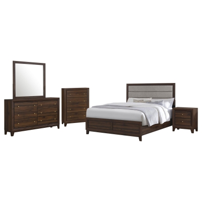 Coaster Welsley Transitional Walnut Queen Bed Model 223441Q-S5