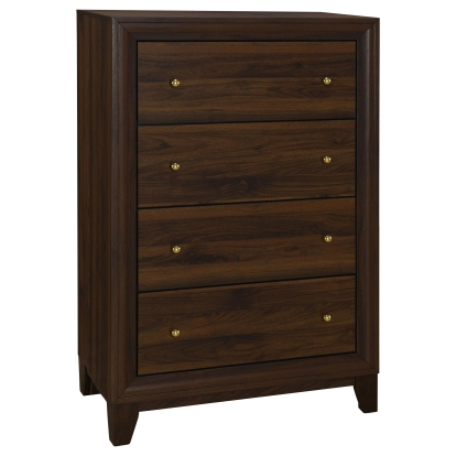Coaster Welsley Transitional Walnut Chest Model 223445