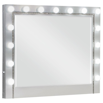 Coaster Eleanor Metallic Rectangular Mirror with Light Model 223464