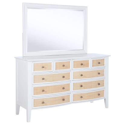 Coaster Bexhill Coastal Natural Dresser With Mirror Model 223473M