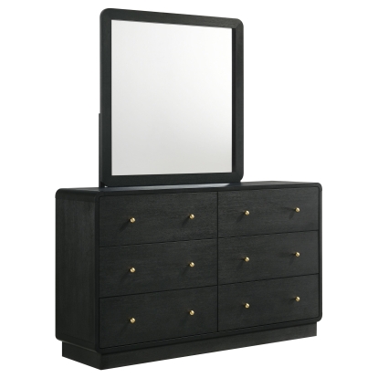 Coaster Cavelle Mid-Century Modern Dresser With Mirror Model 223663M