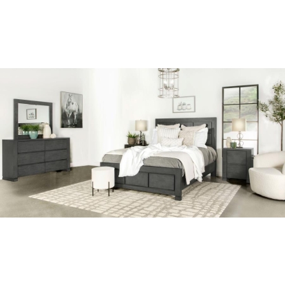 Coaster Lorenzo Bedroom Set Dark Grey Model 224261Q-S4
