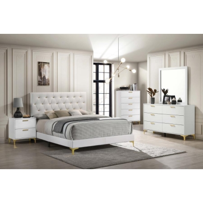 Coaster Kendall 5-piece California King Bedroom Set White Model 224401KW-S5
