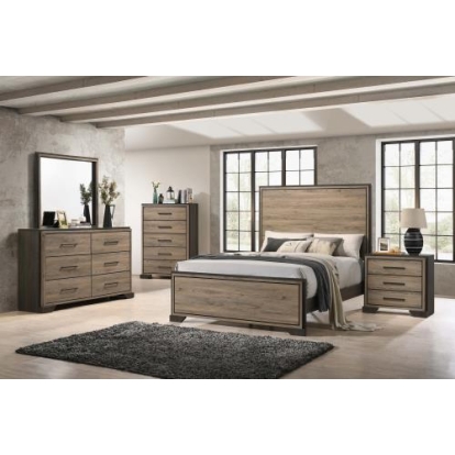 Coaster Baker 5-piece California King Bedroom Set Brown and Light Taupe