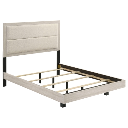 Coaster Trenton Contemporary Rustic Cream Full Bed Model 225061F