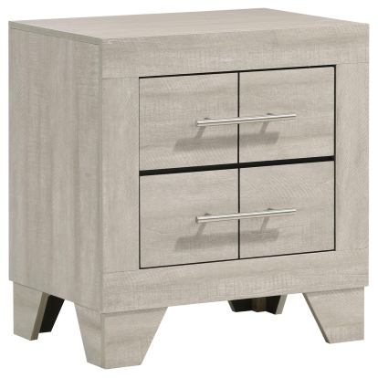 Coaster Trenton Contemporary Rustic Cream Nightstand Model 225062