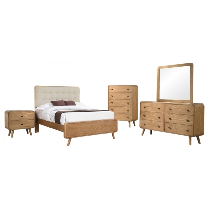 Coaster Robyn Mid-Century Modern Full Bed Model 225091F-S5