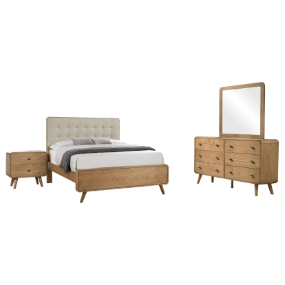 Coaster Robyn Mid-Century Modern Eastern King Bed Model 225091Ke-S4