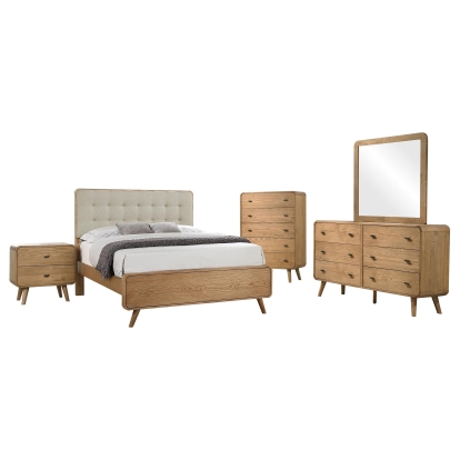 Coaster Robyn Mid-Century Modern Eastern King Bed Model 225091Ke-S5