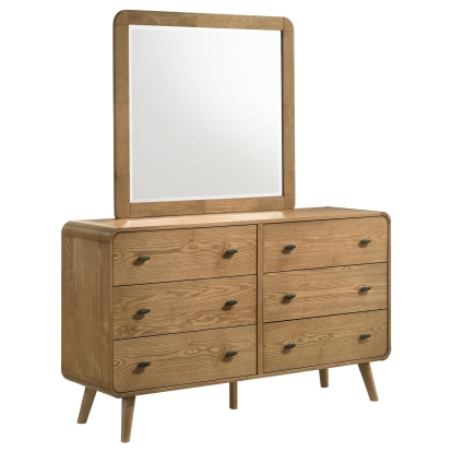 Coaster Robyn Mid-Century Modern Dresser With Mirror Model 225093M