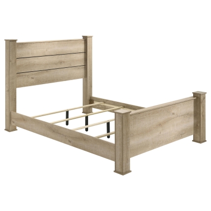 Coaster Oakglen Rustic Weathered Oak Queen Bed Model 225101Q
