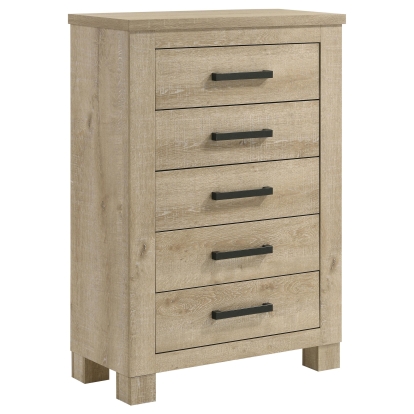 Coaster Oakglen Rustic Weathered Oak Chest Model 225105