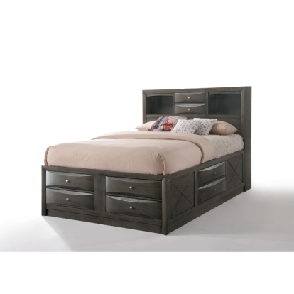 ACME Ireland EK Bed With Storage Model 22696EK