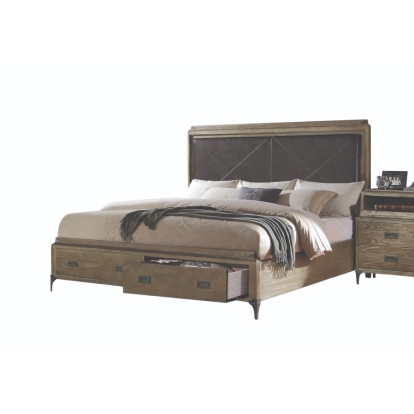 ACME Athouman EK Bed With Storage Model 23917EK