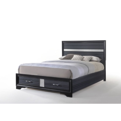 ACME Naima Queen Bed With Storage Model 25900Q