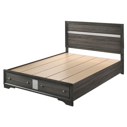 ACME Naima EK Bed With Storage Model 25967EK