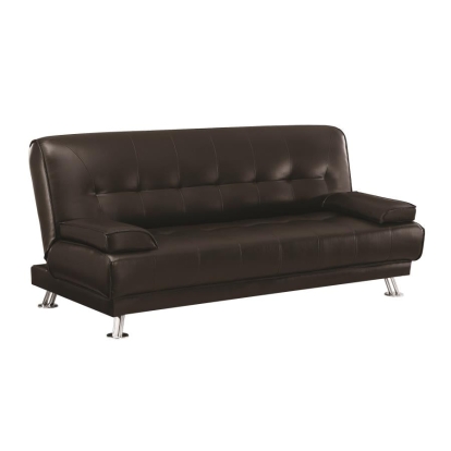 Coaster Pierre Tufted Upholstered Sofa Bed Brown Model 300148