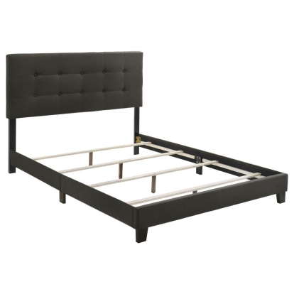 Coaster Mapes Tufted Upholstered Queen Bed Charcoal Model 305746Q