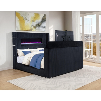 Coaster Tisdall Contemporary Eastern King Bed Model 315868Blkke