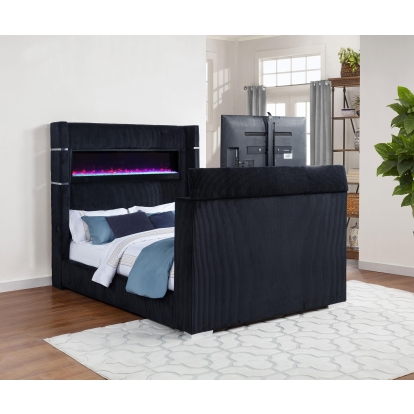 Coaster Tisdall Contemporary Queen Bed Model 315868Blkq