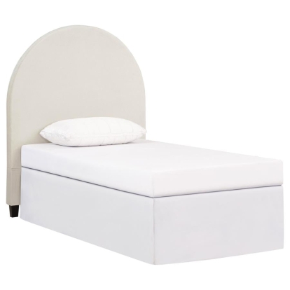 Coaster June Upholstered Arched Twin Headboard Ivory Model 315926T