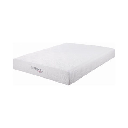 Coaster Key Twin Memory Foam Mattress White Model 350064T