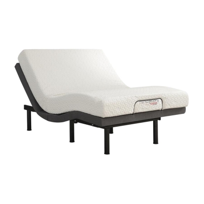 Coaster Negan Twin XL Adjustable Bed Base Grey and Black Model 350132TL