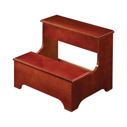 Coaster Luke 2-tier Step Stool with Hidden Storage Warm Brown Model 3910