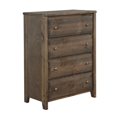 Coaster Wrangle Hill 4-drawer Chest Gun Smoke Model 400835