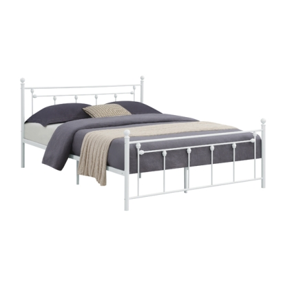 Coaster Canon Metal Slatted Headboard Platform Bed